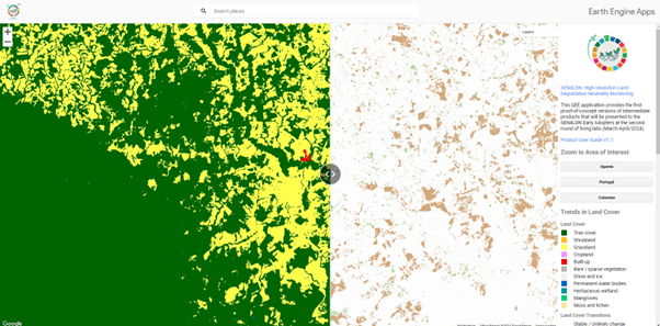 SEN4LDN Google Earth Engine application